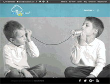 Tablet Screenshot of cloudotech.com